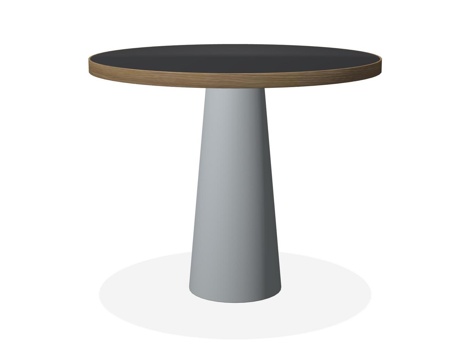 Round resin table | Container Table Classic Round 70-90 by Moooi