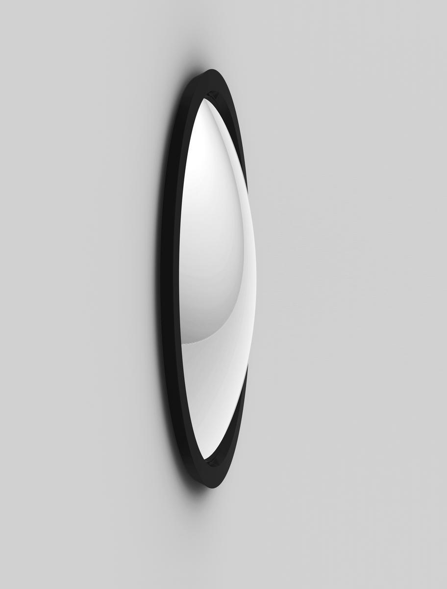 Round wall-mounted framed mirror | Ciclope by Arflex
