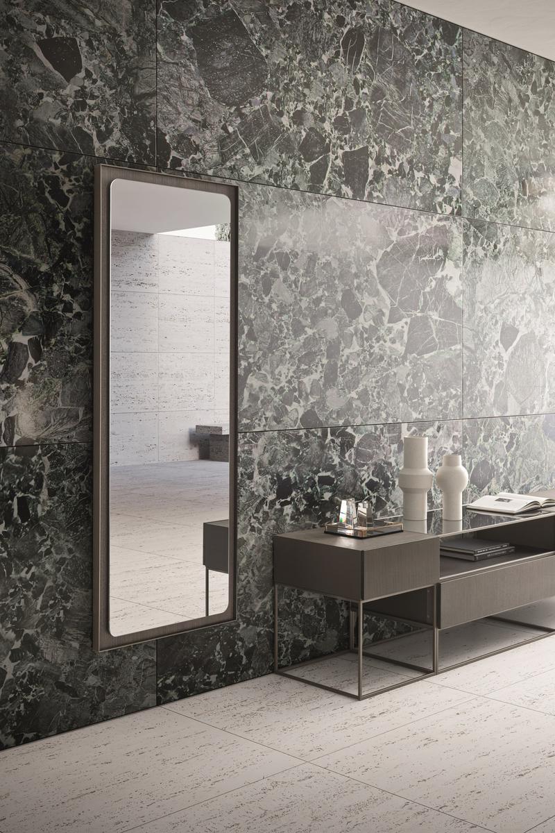 Rectangular framed wall-mounted mirror | Glare by Ditre Italia