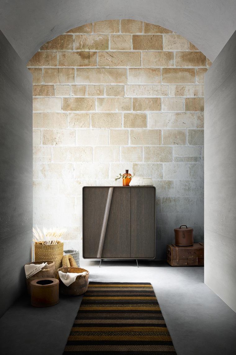 Modular veneer sideboard with doors | Musa by ALF Dafre