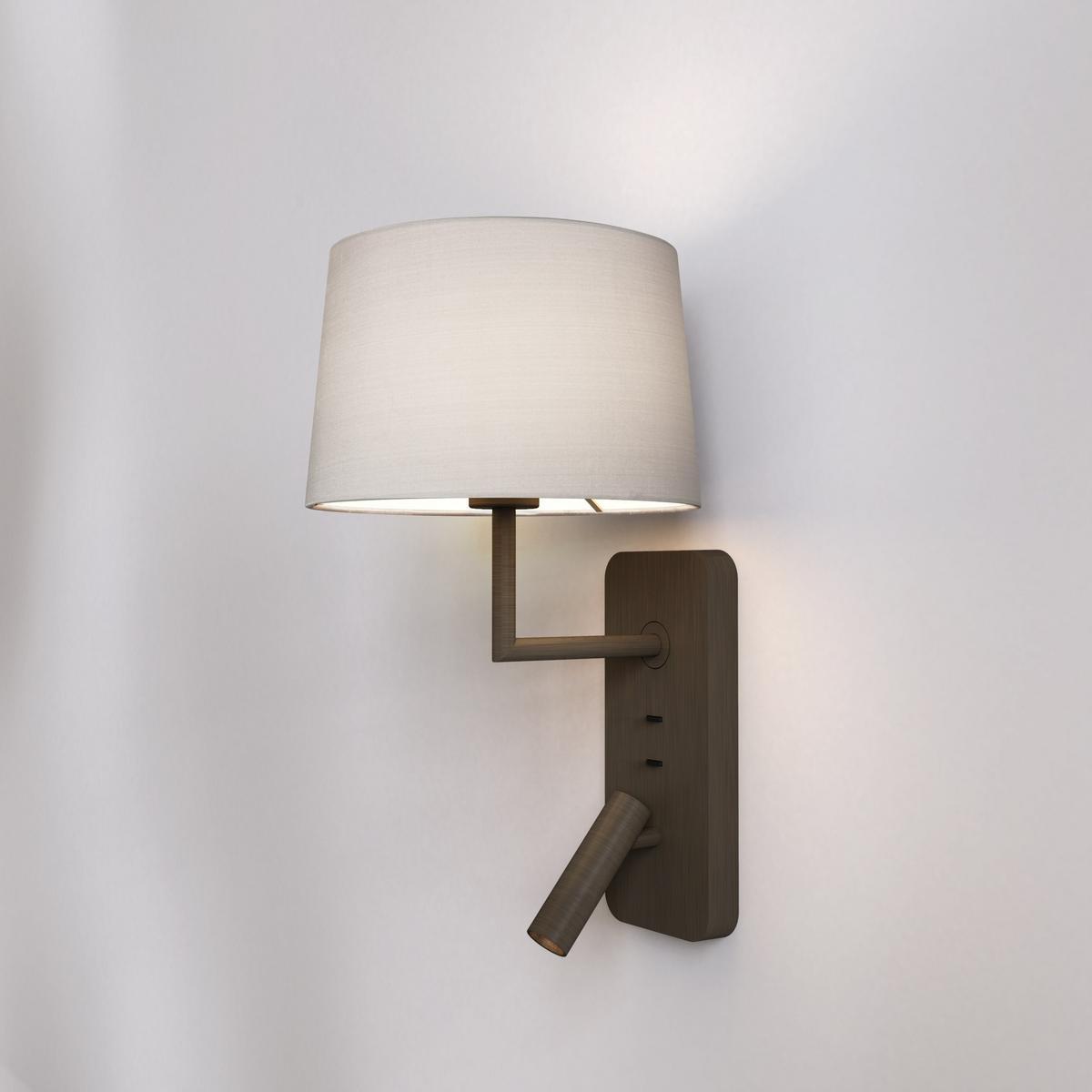 LED metal reading lamp with USB | Side By Side Grande Usb by Astro lighting