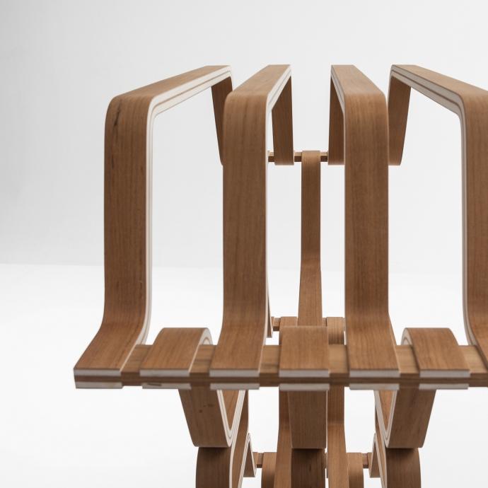 Open wooden shelving unit | Mhc.2 by Molteni