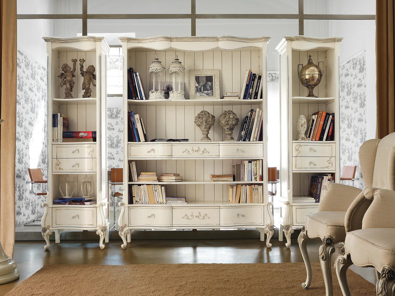 Open bookcase with drawers | Capri by Volpi