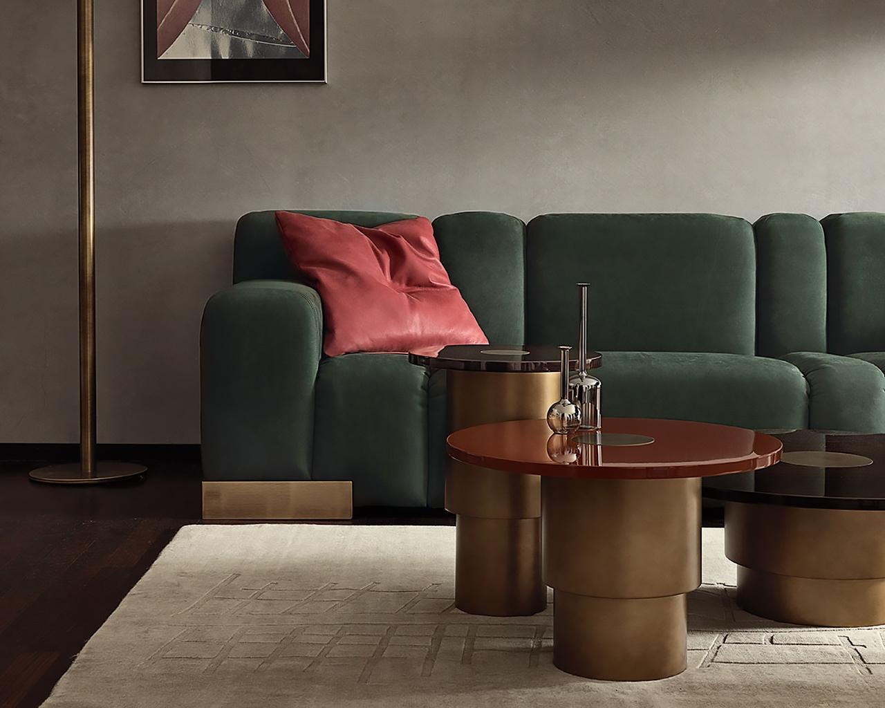 Round wood coffee table | Rondò by Daytona