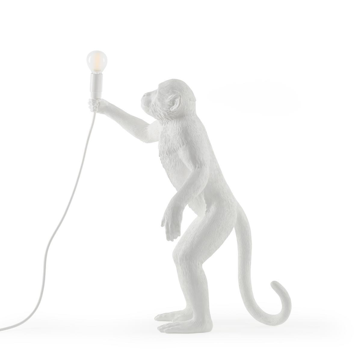 LED resin table lamp | The Monkey Lamp Standing by Seletti