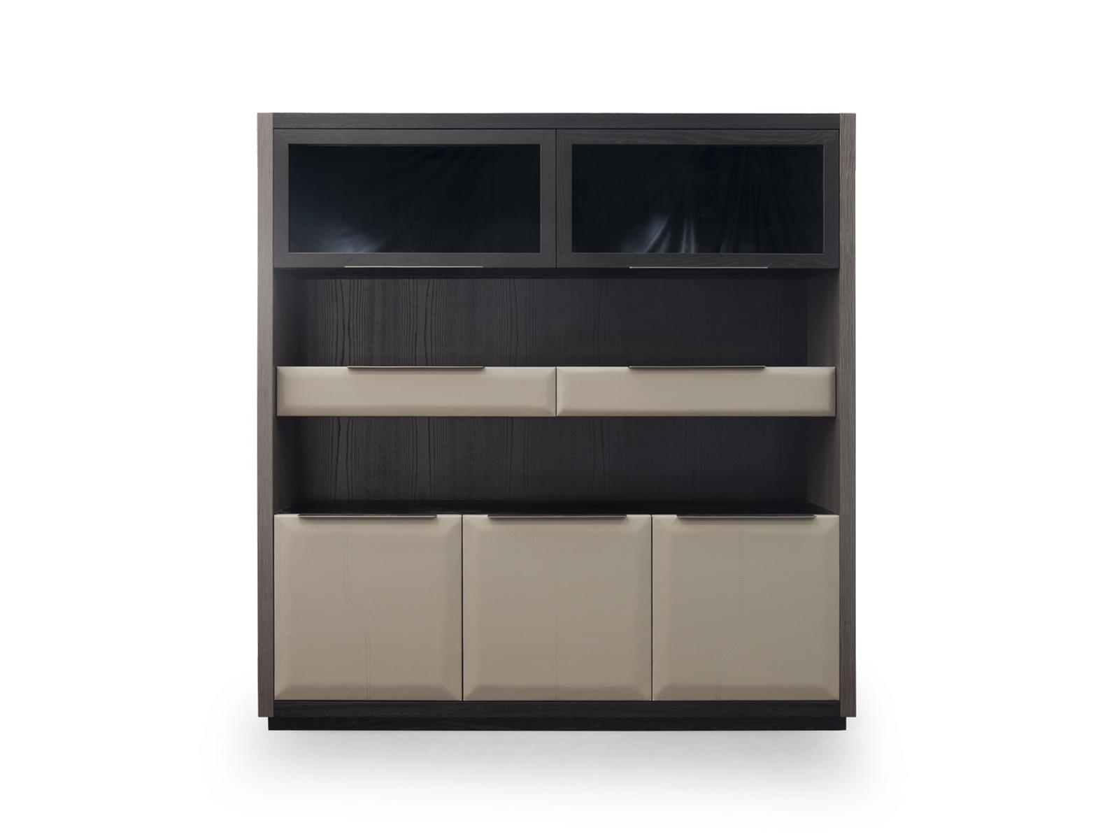 Wood veneer bookcase | Byblos by Formitalia