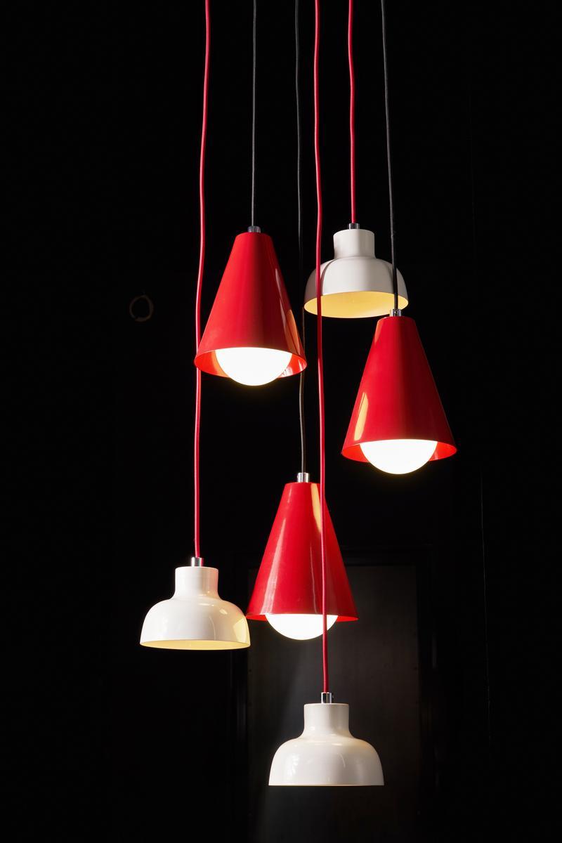 Direct light iron pendant lamp | Cono 1 by Zava