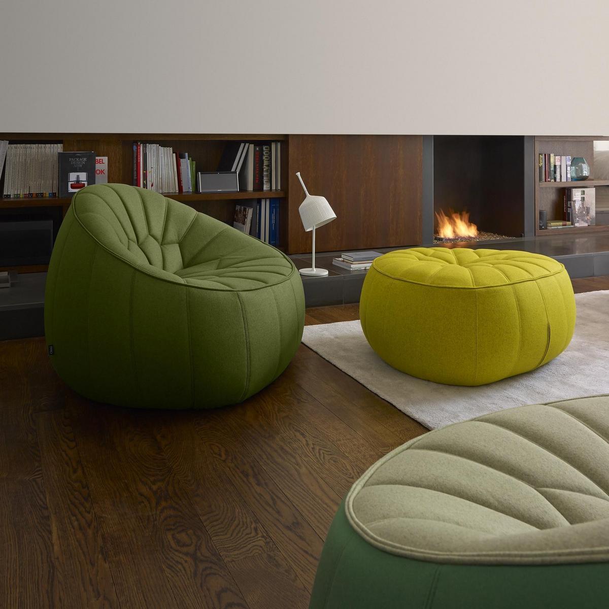 Fabric bean bag | Ottoman by Ligne Roset
