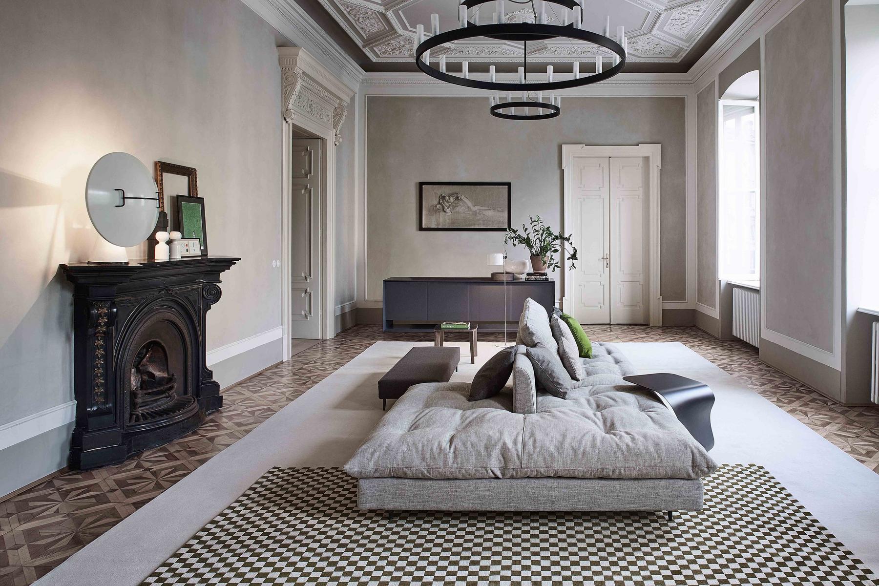 3 seater fabric sofa | Avarit by Bonaldo