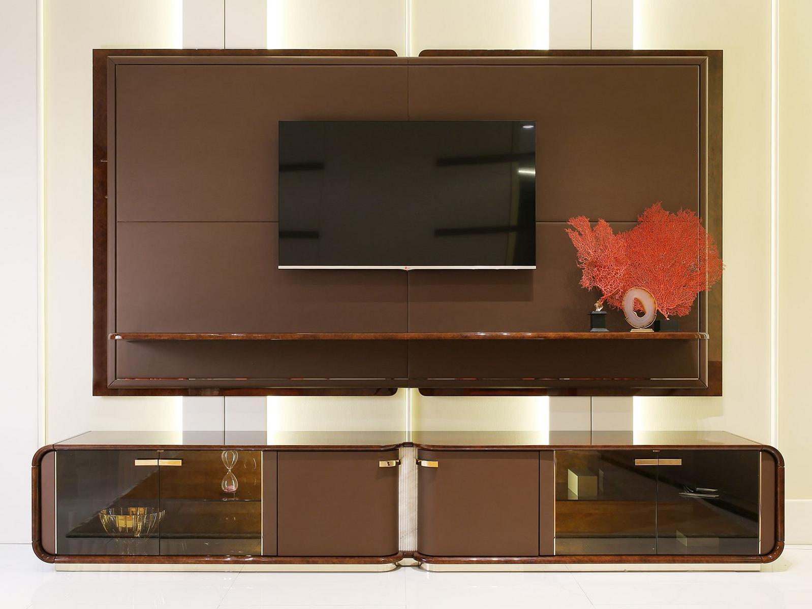 Low wooden TV cabinet | Madison by Turri