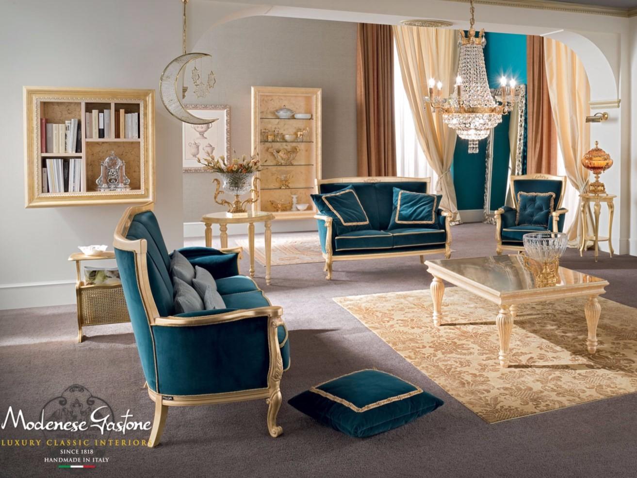 3 seater fabric sofa | 13425 by Modenese Gastone