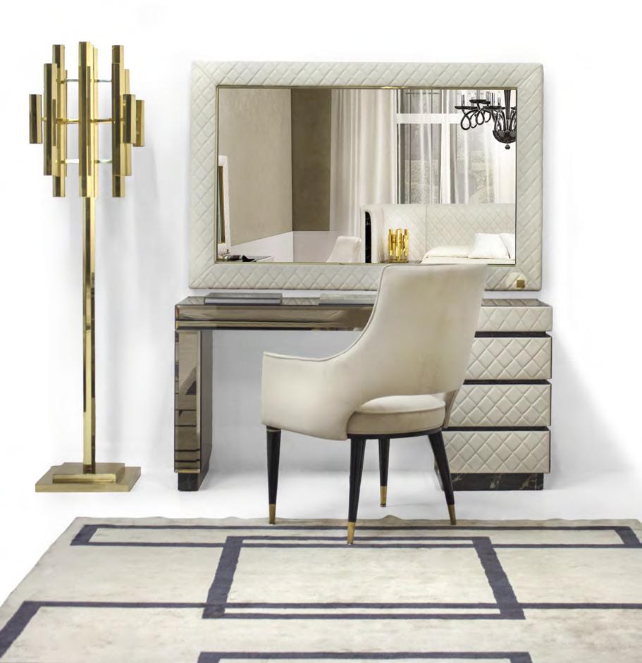 Mirrored glass dressing table | Royal by Formitalia