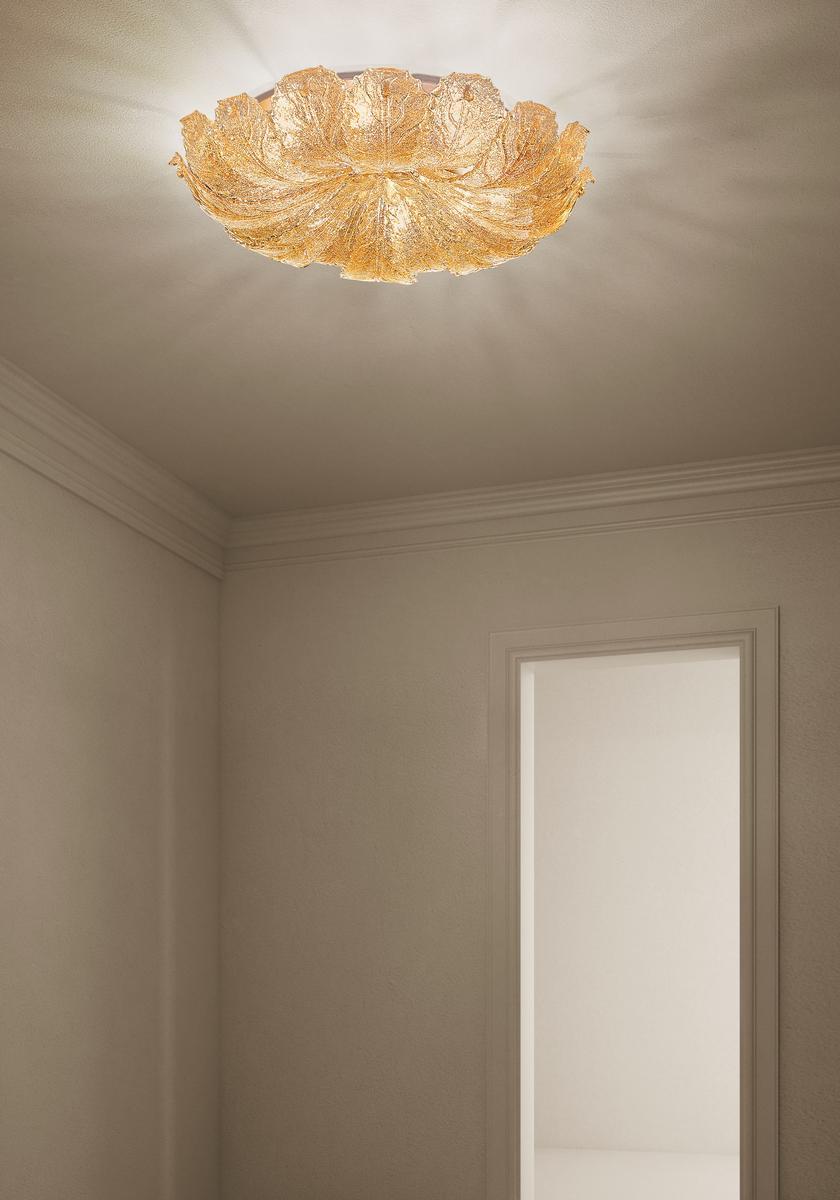 Glass ceiling light | Bembo by Sylcom