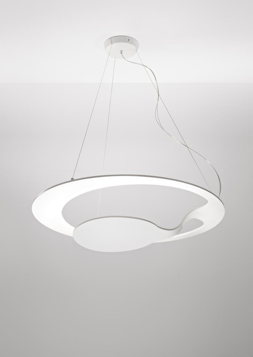 LED aluminium pendant lamp | Glu by Fabbian