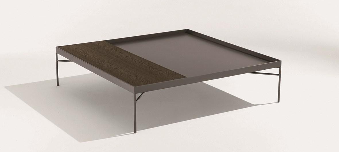 Square coffee table with tray | Mansion by Lema