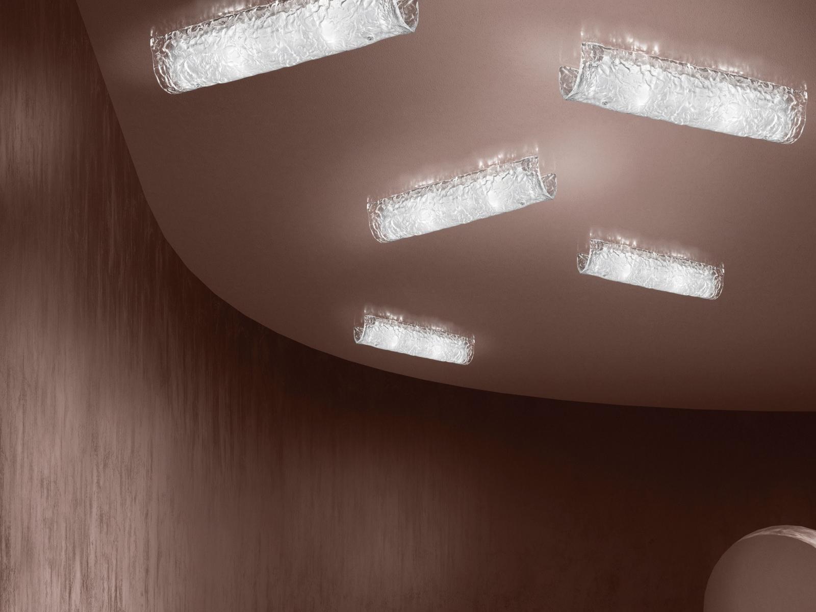 Glass ceiling light | Orseolo by Sylcom