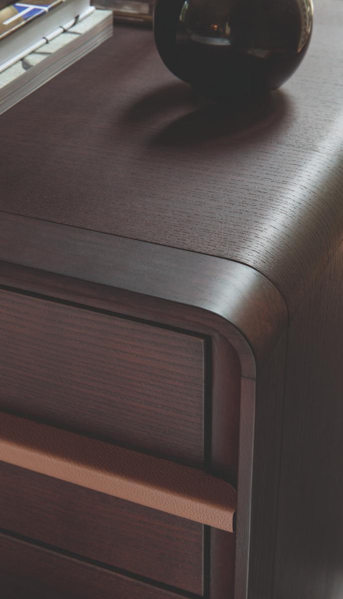 Rectangular ash bedside table | Aura by Porada