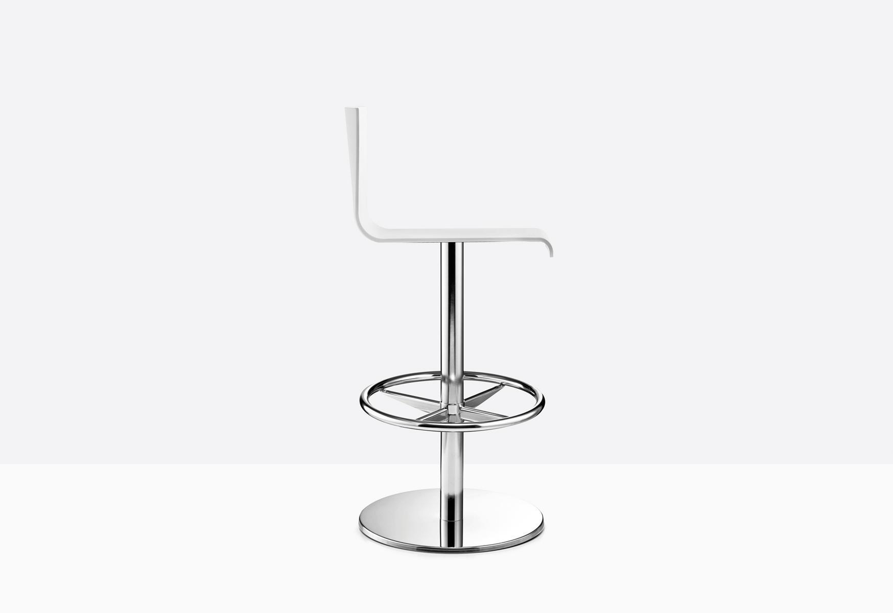 Swivel methacrylate stool | Kuadra 4415kutp by Pedrali