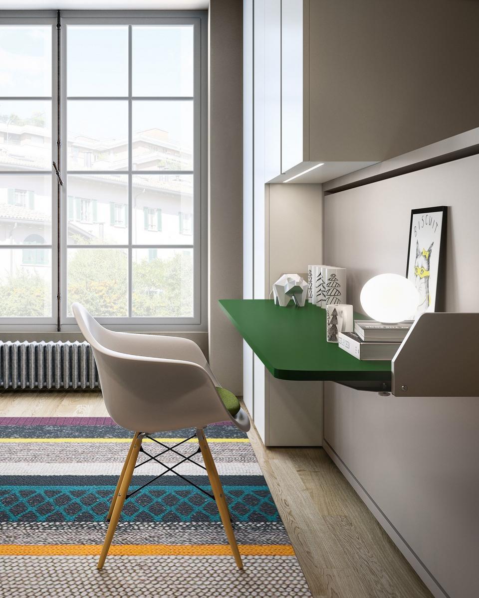 Pull-down single bed | Kali Board by CLEI