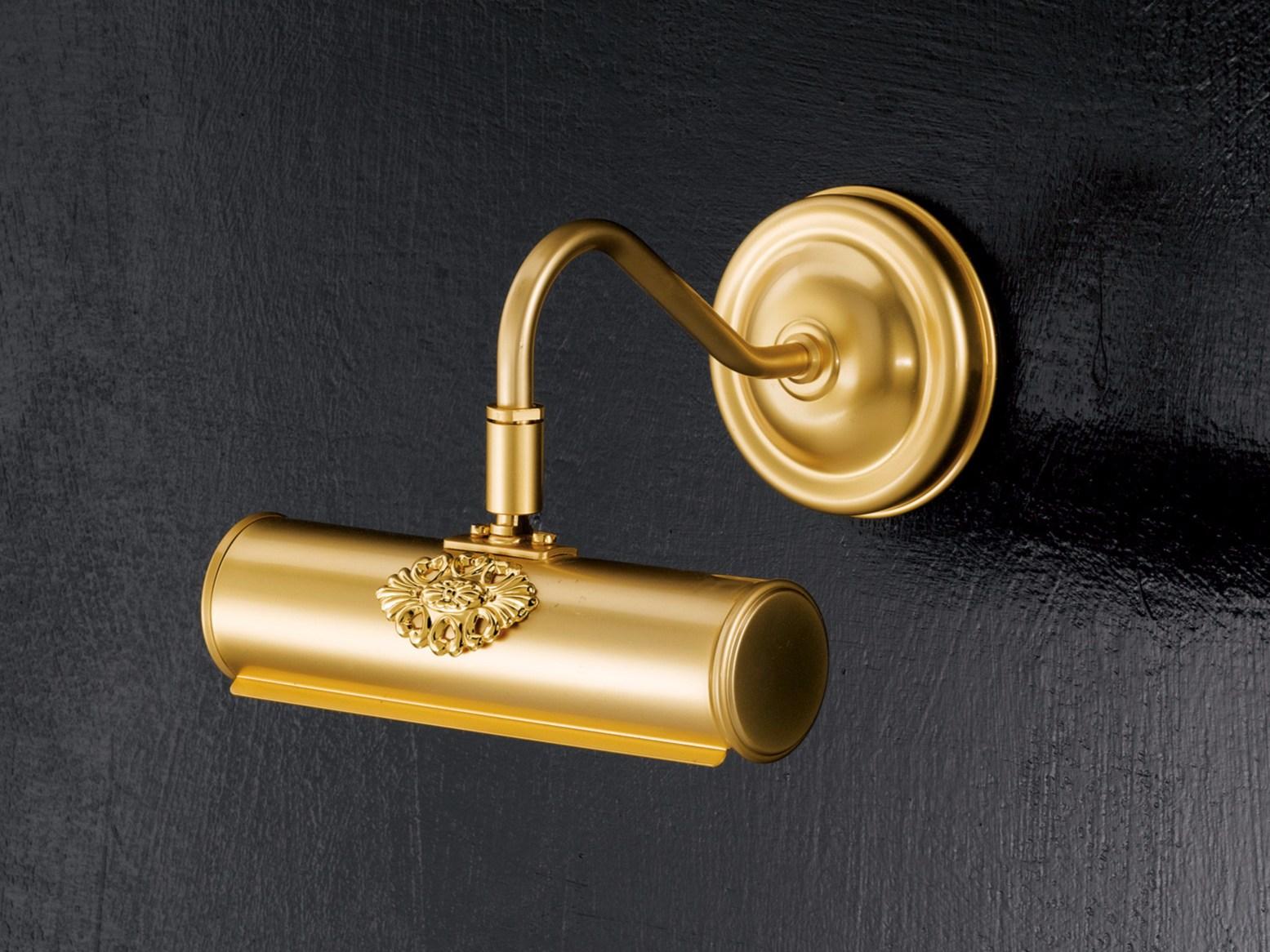 Direct light halogen metal wall lamp | Brass & Spots Ve 858 A1p/a2g/a4 by Masiero