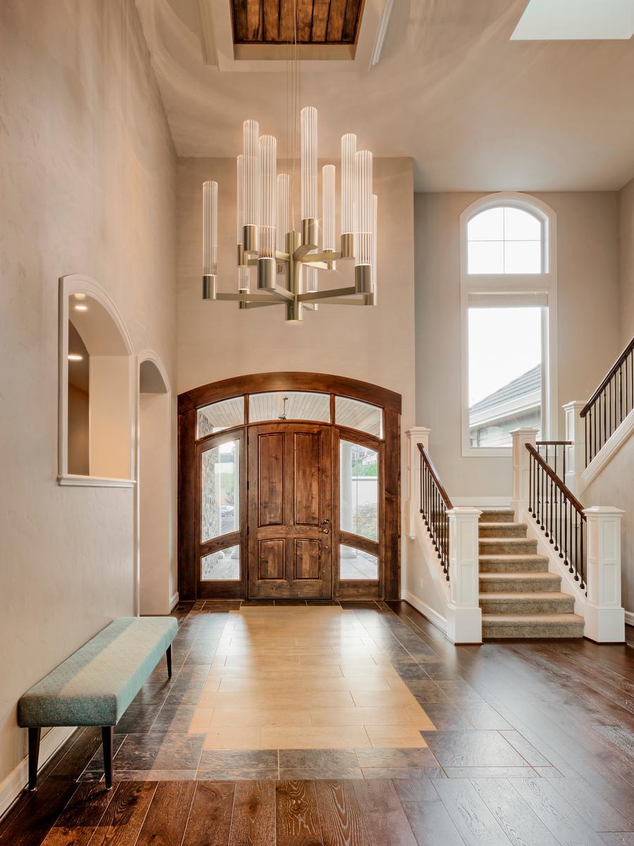 Indirect light metal pendant lamp | Infinity H12+1 by Ilfari