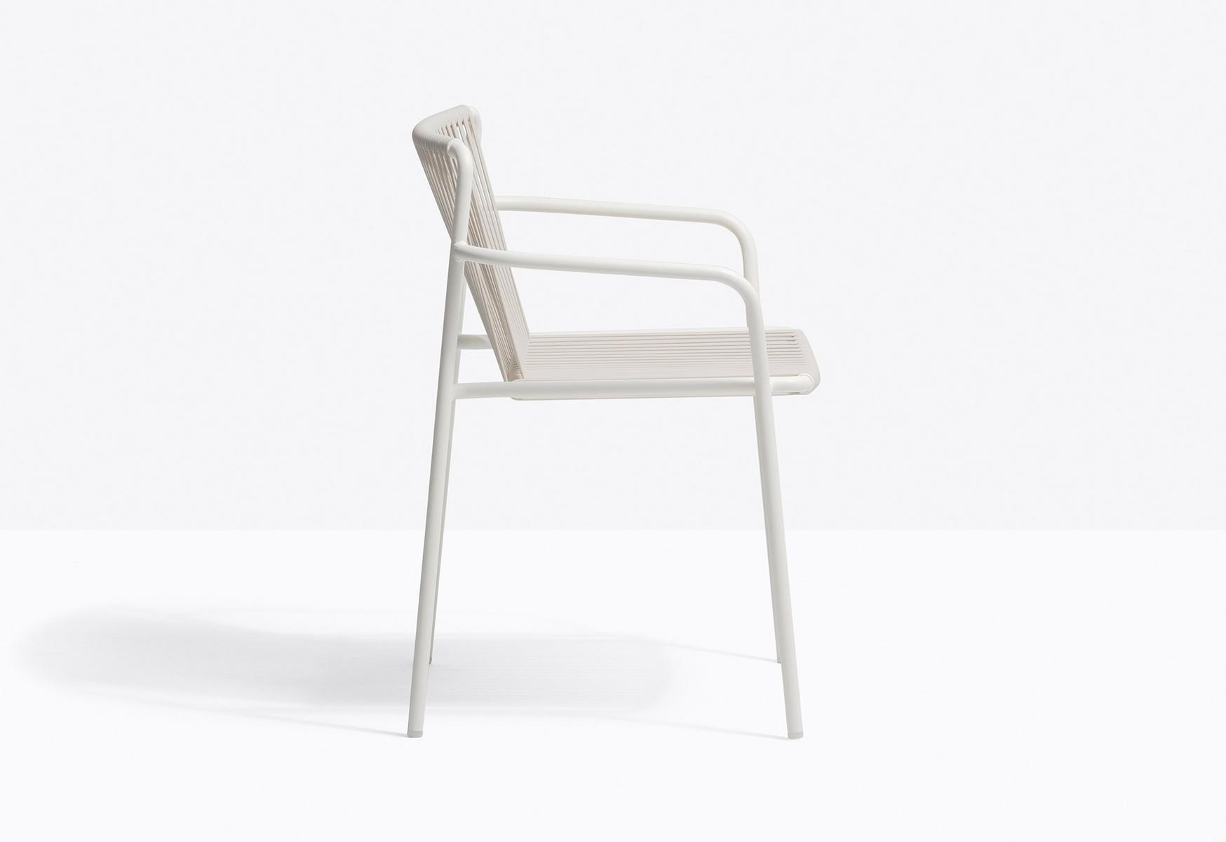 Powder coated steel garden chair | Tribeca 3665 by Pedrali