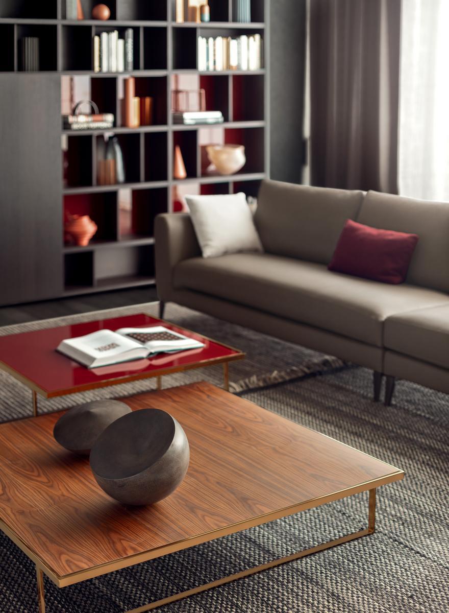 Metal structure coffee table | Icaro by Pianca