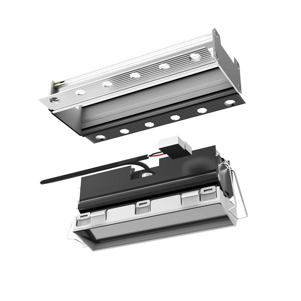 Rectangular ceiling recessed spotlight | Sharp Wallwasher by Artemide