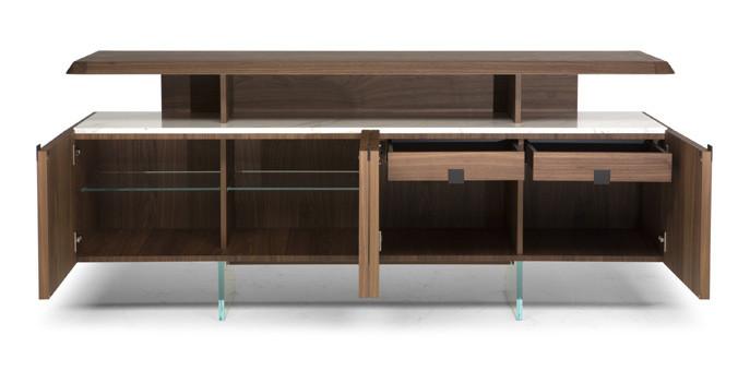 MDF sideboard with doors | Phantom by Natuzzi Italia