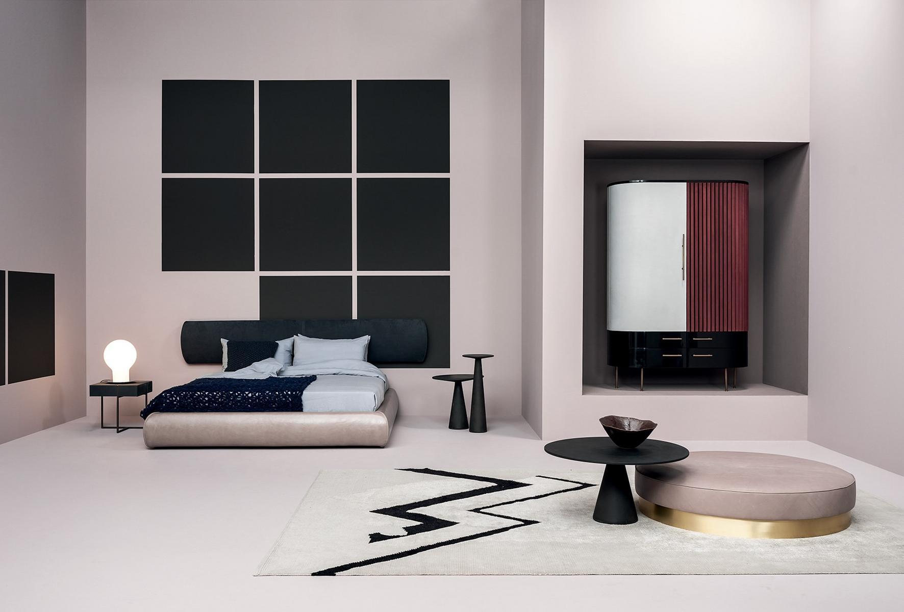 Round high side table | Jove by Baxter