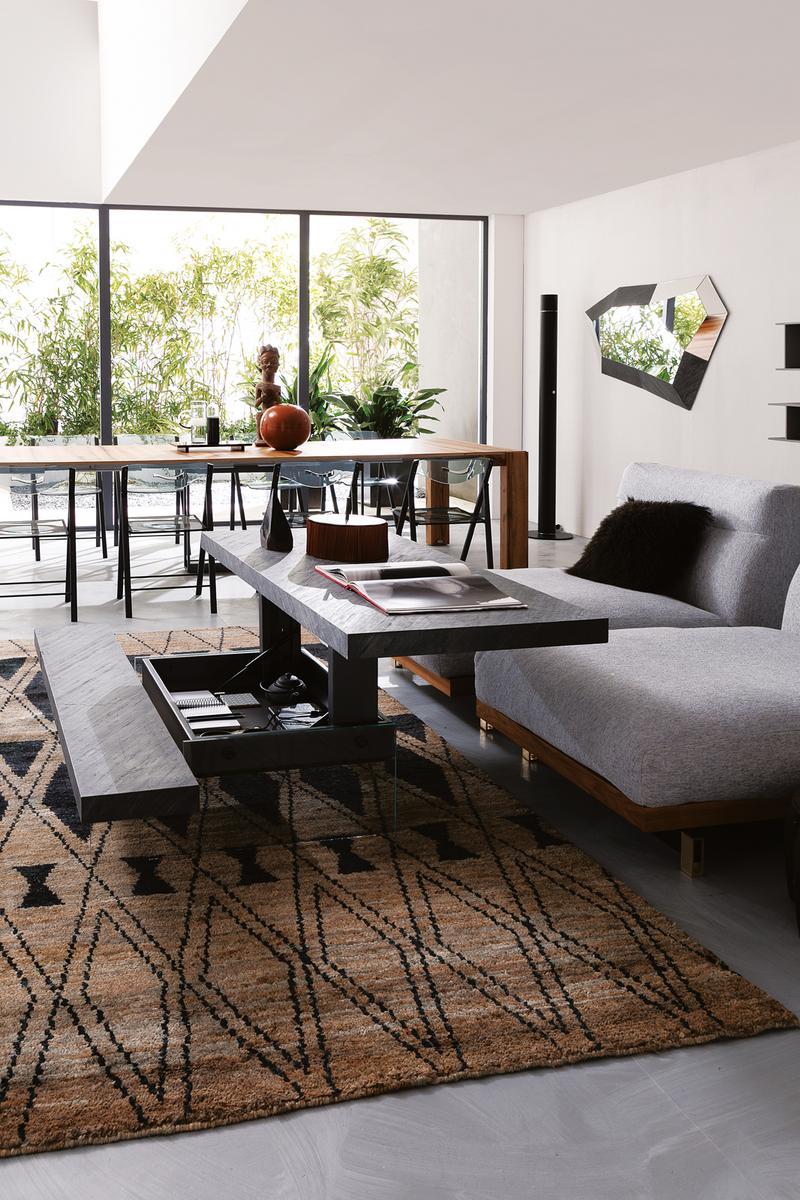 Height-adjustable wooden coffee table | Markus by Ozzio Italia