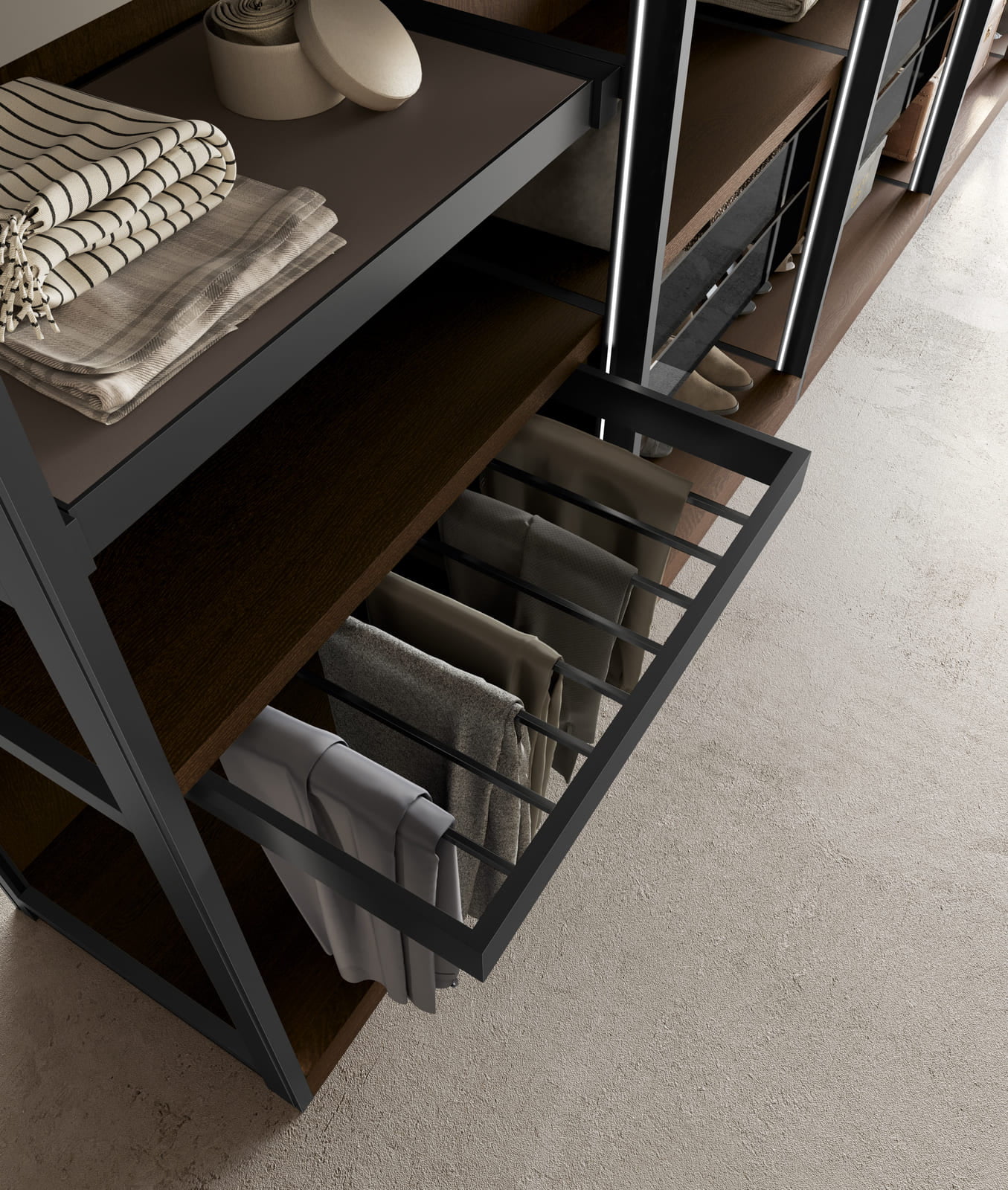 Modular melamine closet | Scena by Dall'Agnese