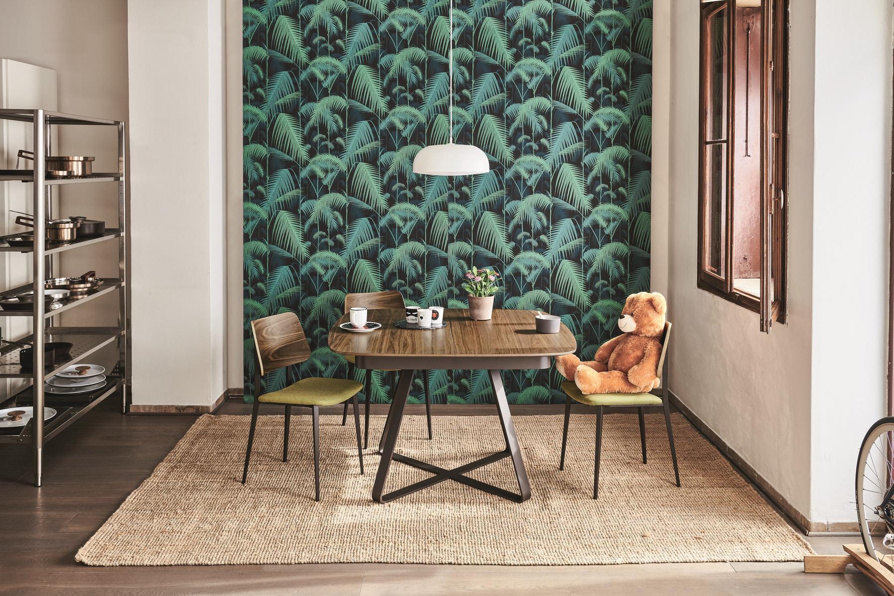 Extending round wooden table | Paul by Midj