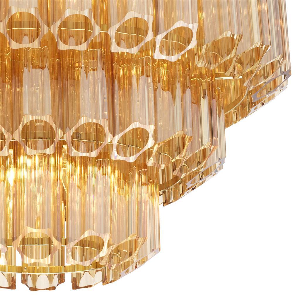 Glass pendant lamp | Vittoria by Eichholtz