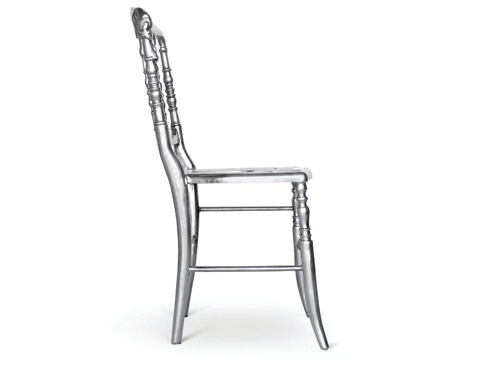 Open back aluminium chair | Emporium by Boca Do Lobo