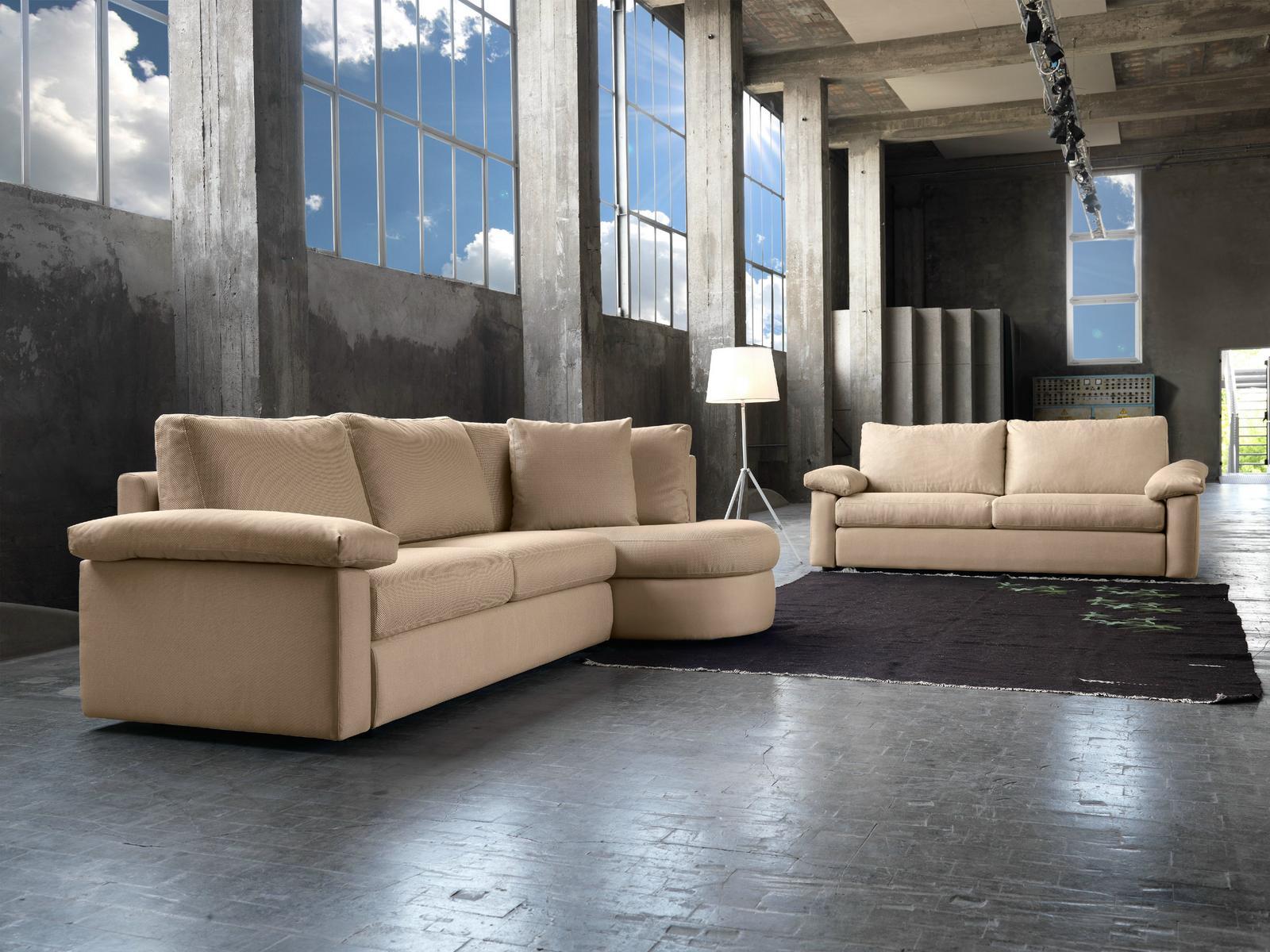 Sectional convertible sofa | Mukai by Domingo salotti