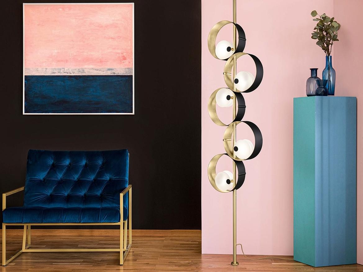 Direct light metal floor lamp | Sound Stl5 by Masiero