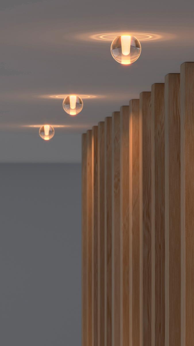 LED semi-inset glass spotlight | Alaska Trimless by Arkoslight