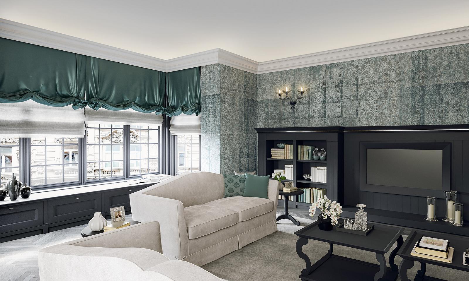 Wood living room set | English Mood by Minacciolo