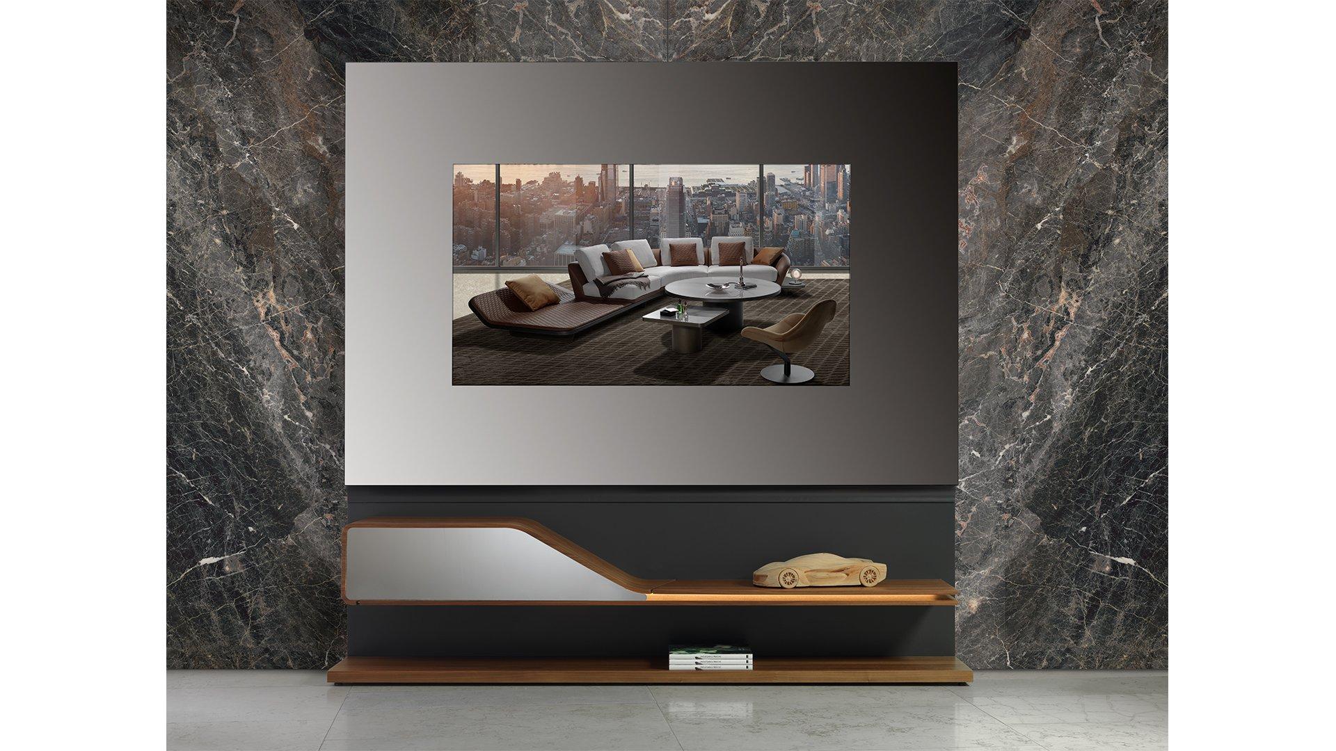 Glass TV cabinet | Movie by Reflex