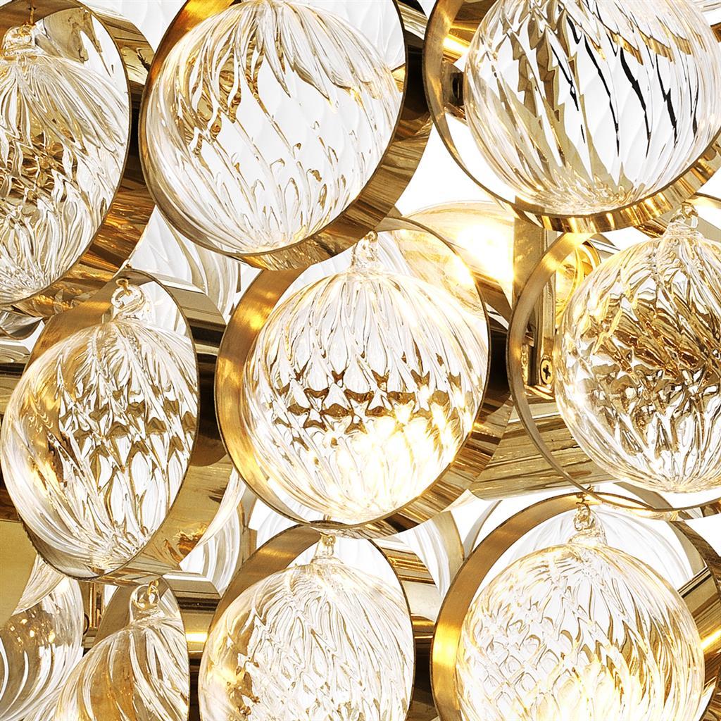 Glass pendant lamp | Opera by Eichholtz