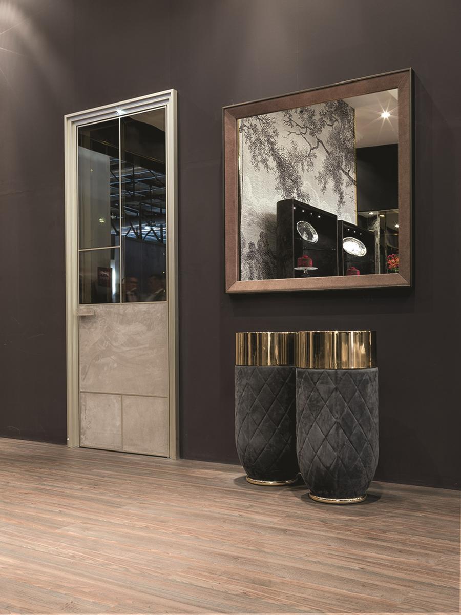 Square veneer mirror | Nanami by Longhi