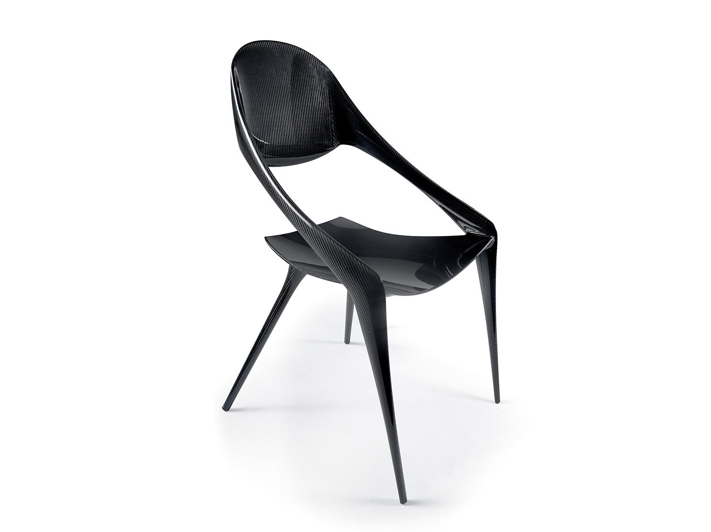 Contemporary style open back other materials chair with armrests | Shell by Reflex
