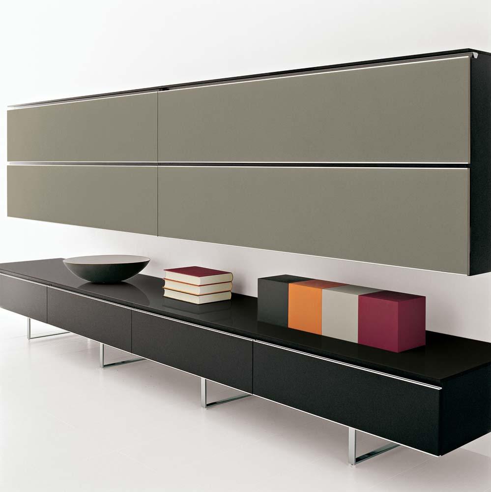 Sectional TV wall system | Pab by B&B Italia