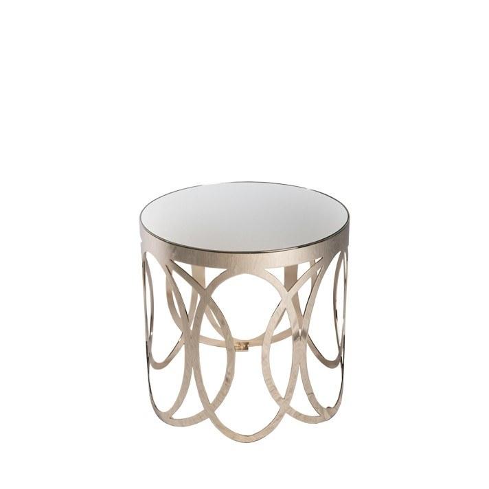 Marble and metal high side table | Scarlett by Mantellassi 1926
