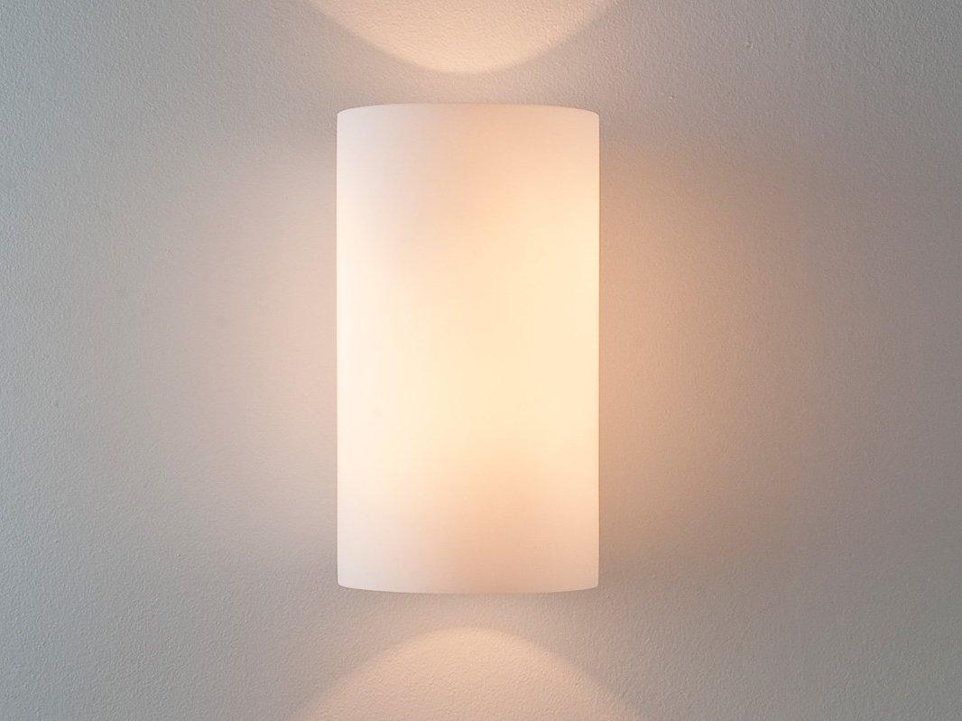 Glass wall lamp with dimmer | Cyl 260 by Astro lighting