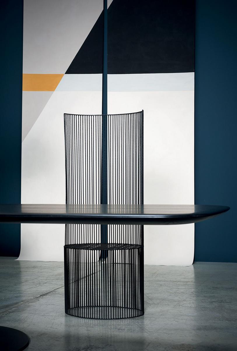 High-back metal chair | Ginestra Vestita by Baxter