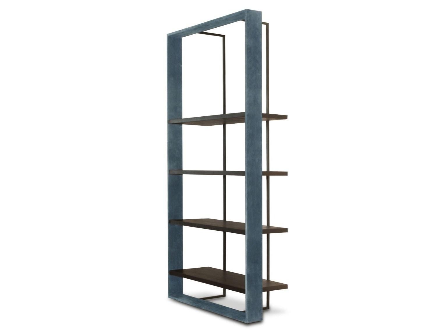 Open freestanding wooden bookcase | Bourgeois by Baxter