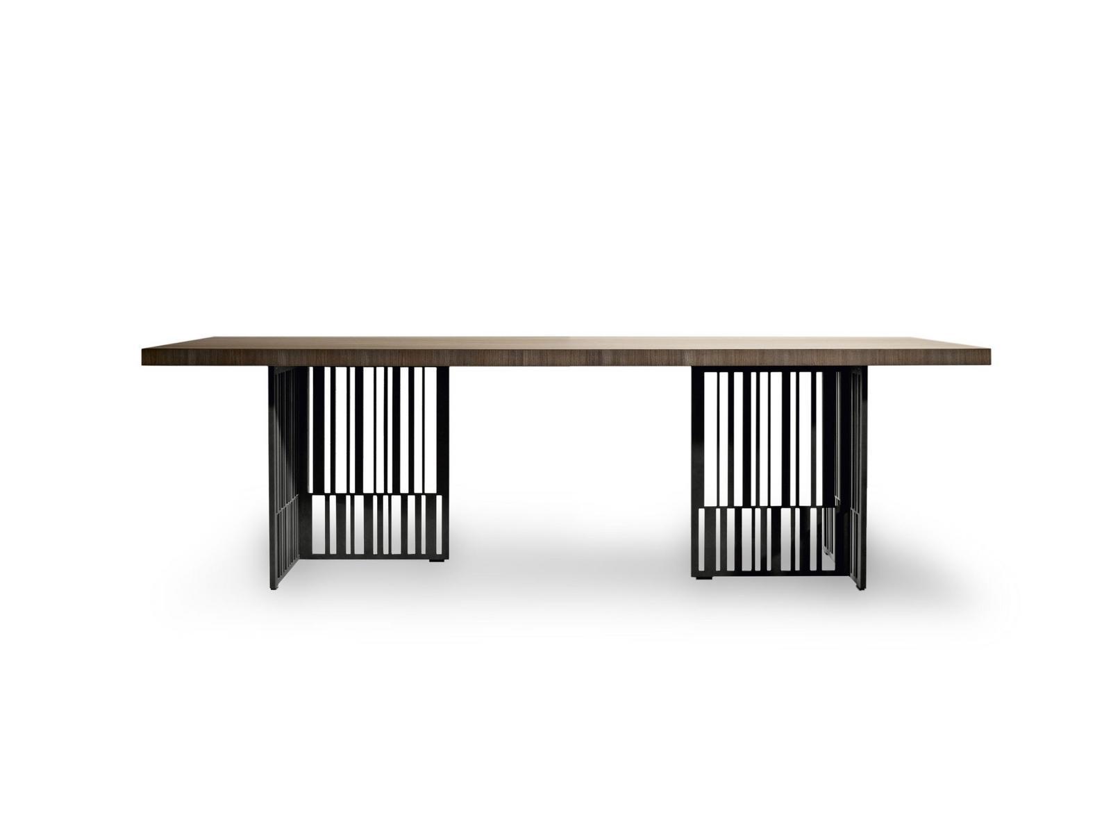 Rectangular elm table | Codex by Molteni