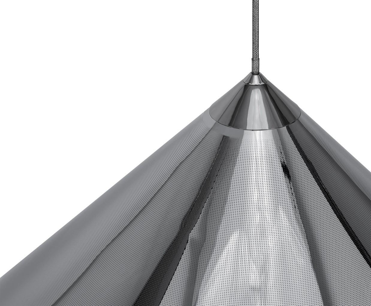 Metal pendant lamp with dimmer in a contemporary style | Top by Tom Dixon